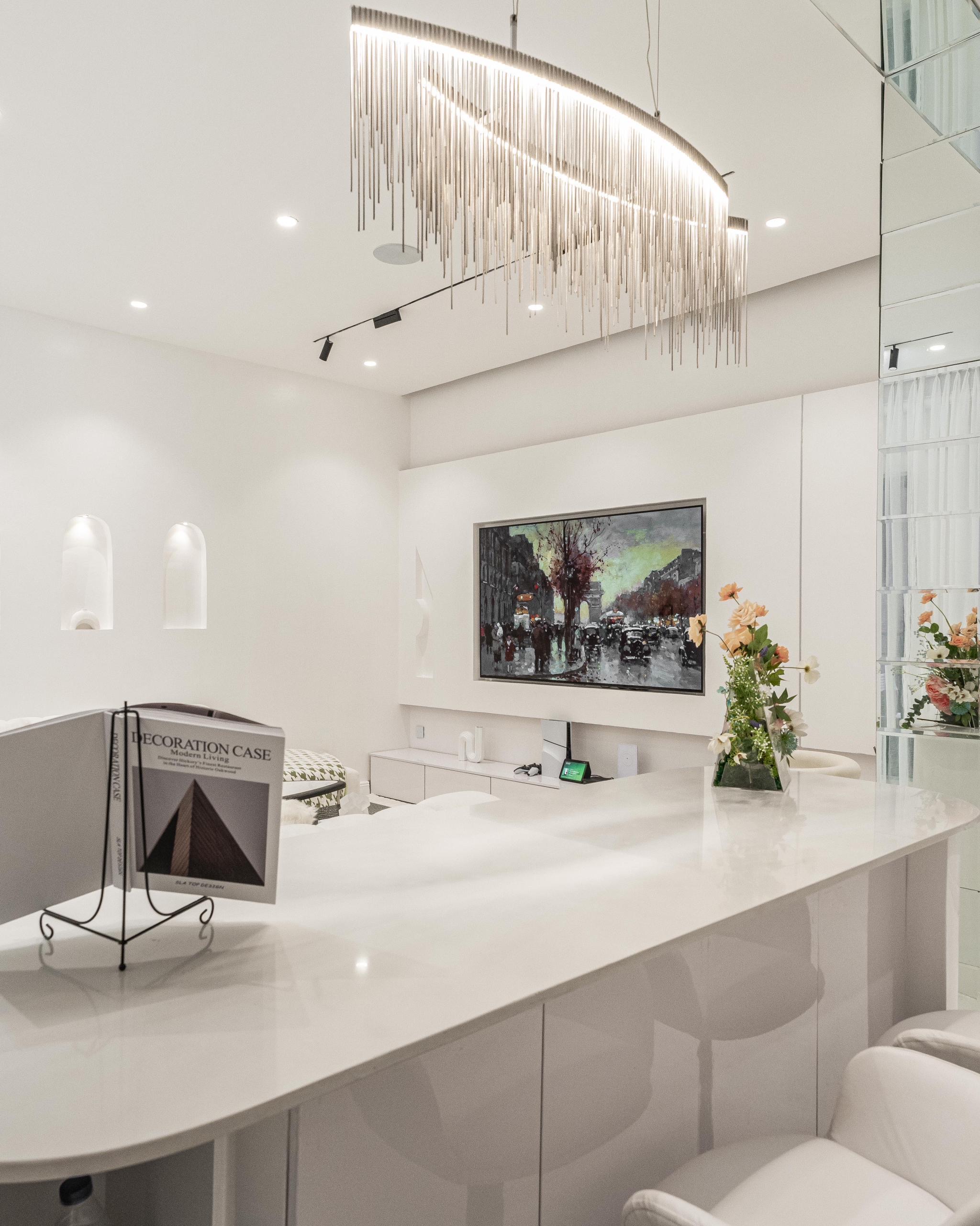 Luxurious All White Smart Home