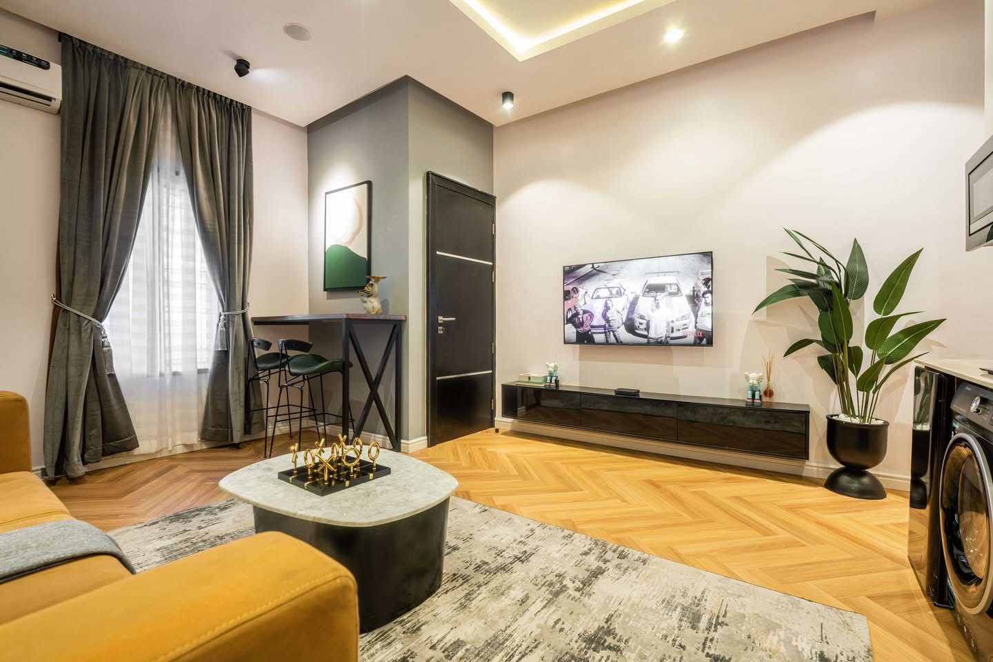 One bedroom living space