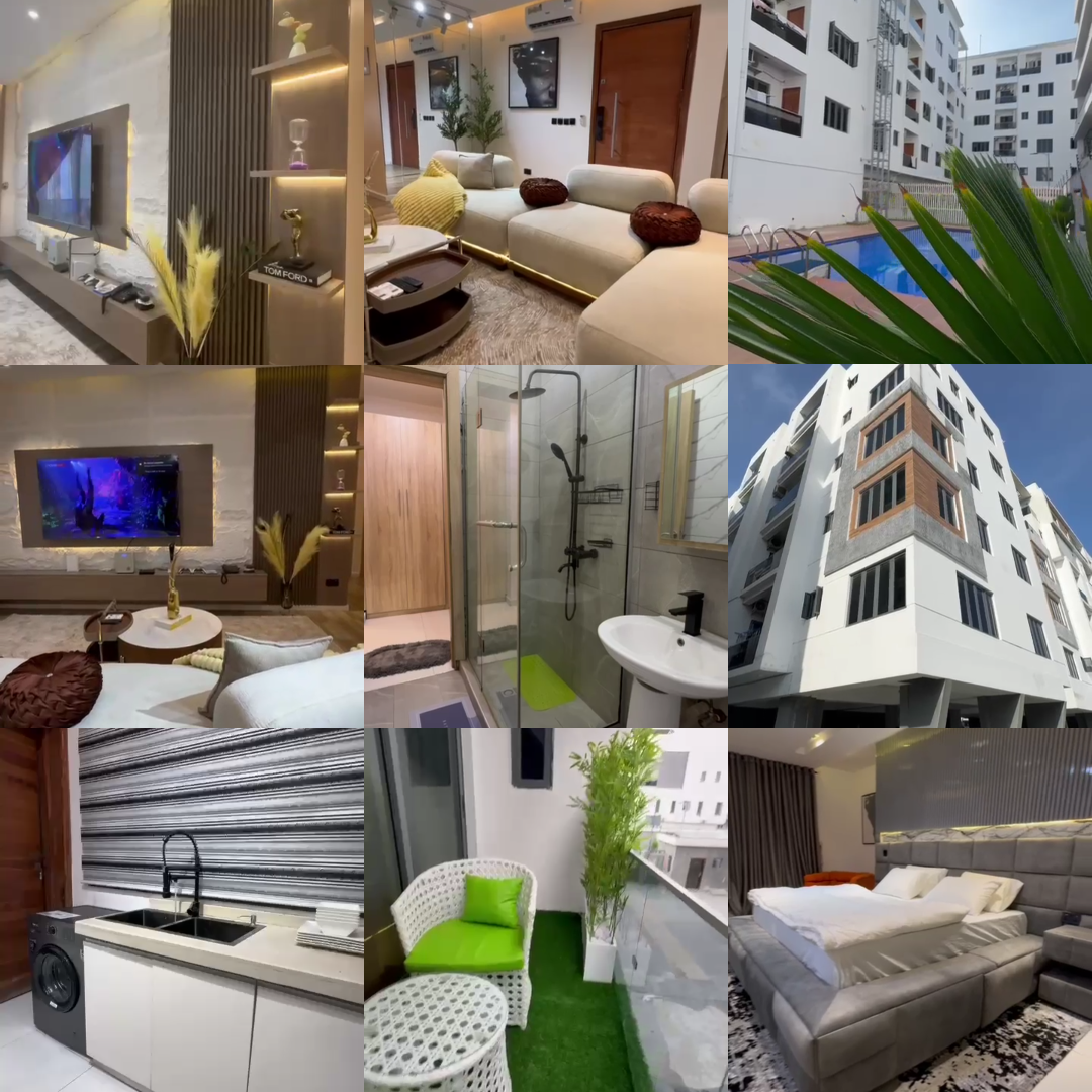 Luxury 2-Bedroom Apartment with snooker 🎱 board,swimming pool 🏊‍♂️,balcony & ps5